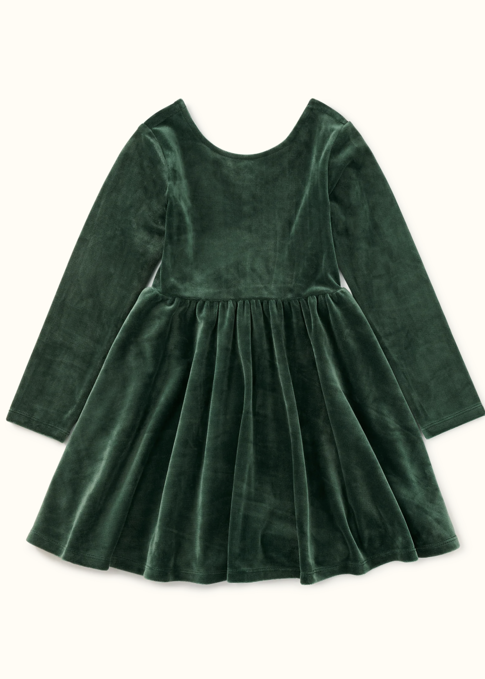 Tea Collection VELOUR BALLET DRESS PINENEEDLE