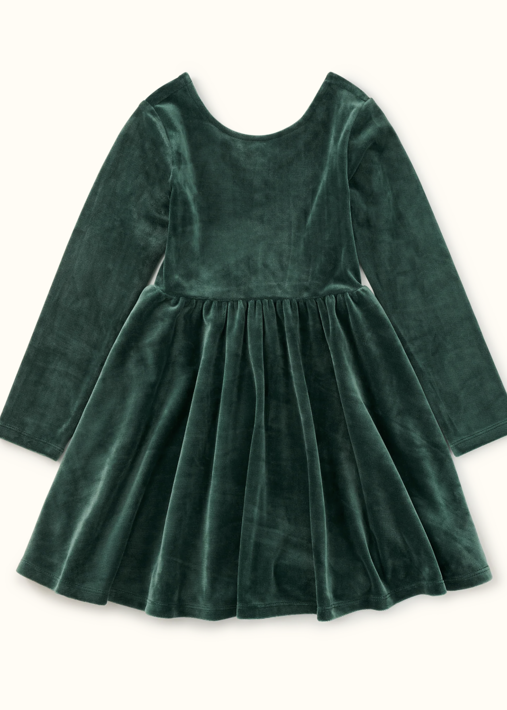 Tea Collection VELOUR BALLET DRESS PINENEEDLE