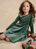 Tea Collection VELOUR BALLET DRESS PINENEEDLE