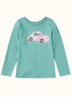 Tea Collection BLOOMIN' CRUISER GRAPHIC TEE PATINA