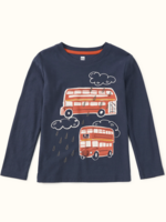 Tea Collection DOUBLE DECKER BUS GRAPHIC TEE INDIGO