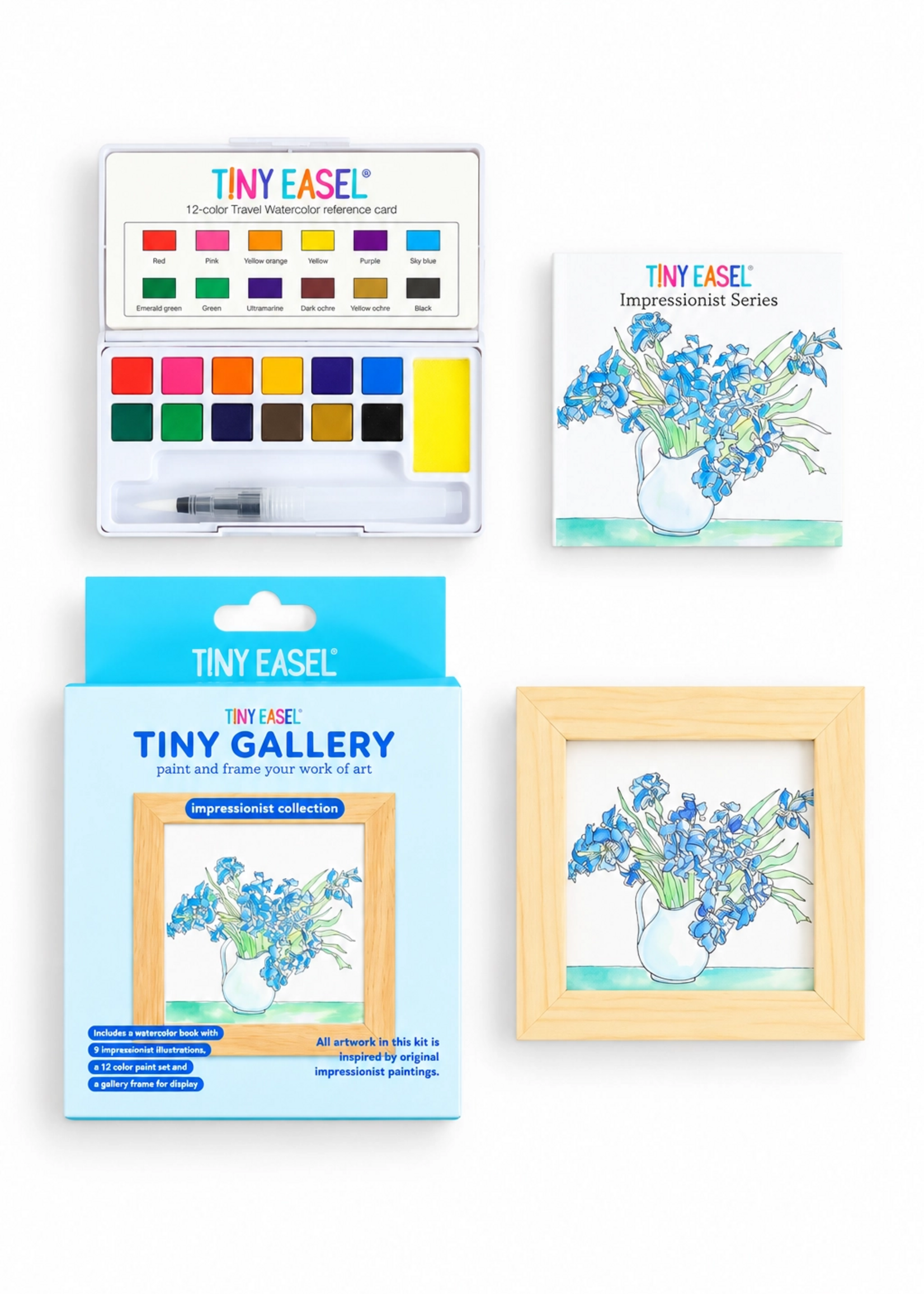 tiny easel Tiny Gallery Impressionist Collection