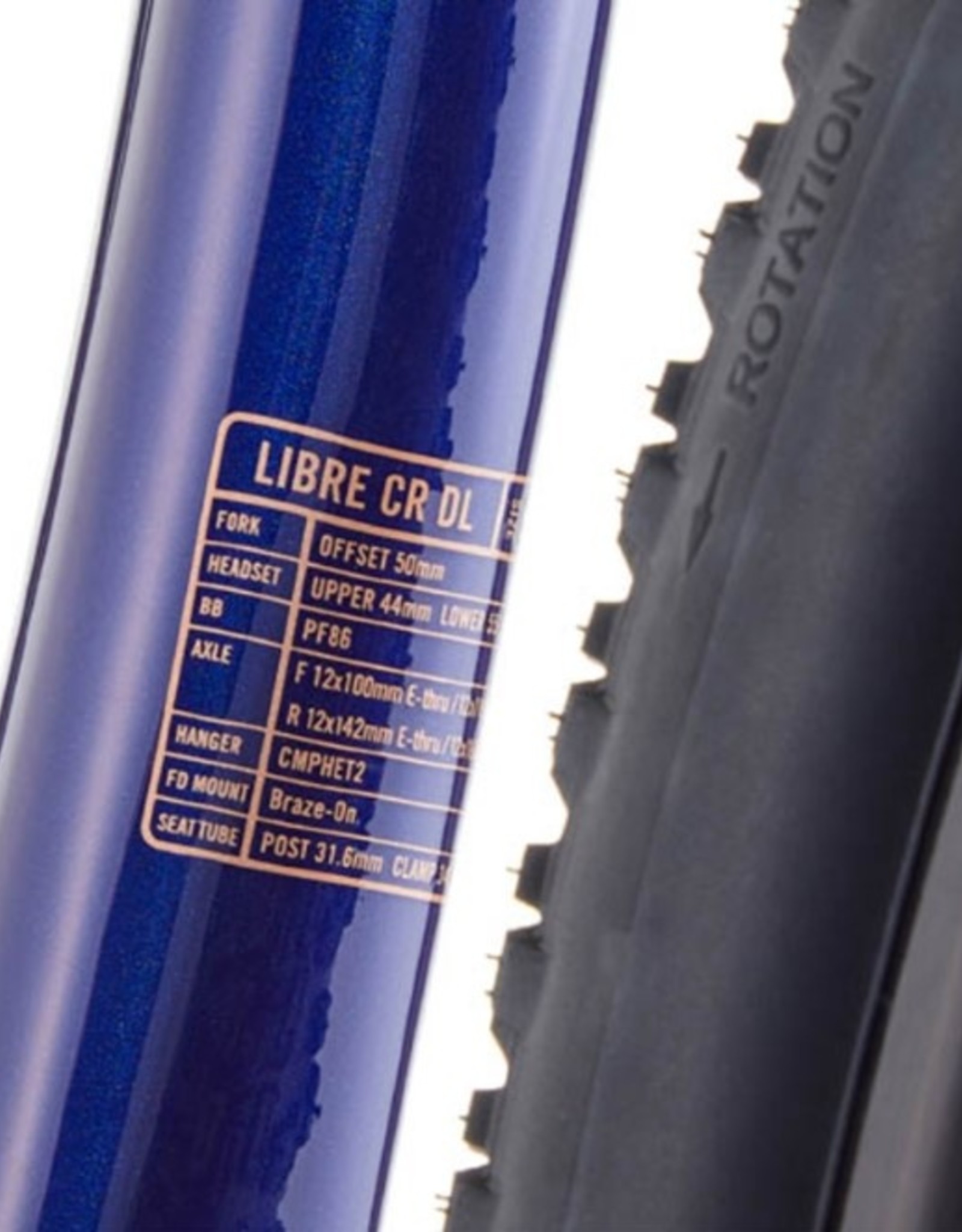 Kona Bicycles Kona Libre CR DL (Indigo Blue) Carbon Gravel Bicycle