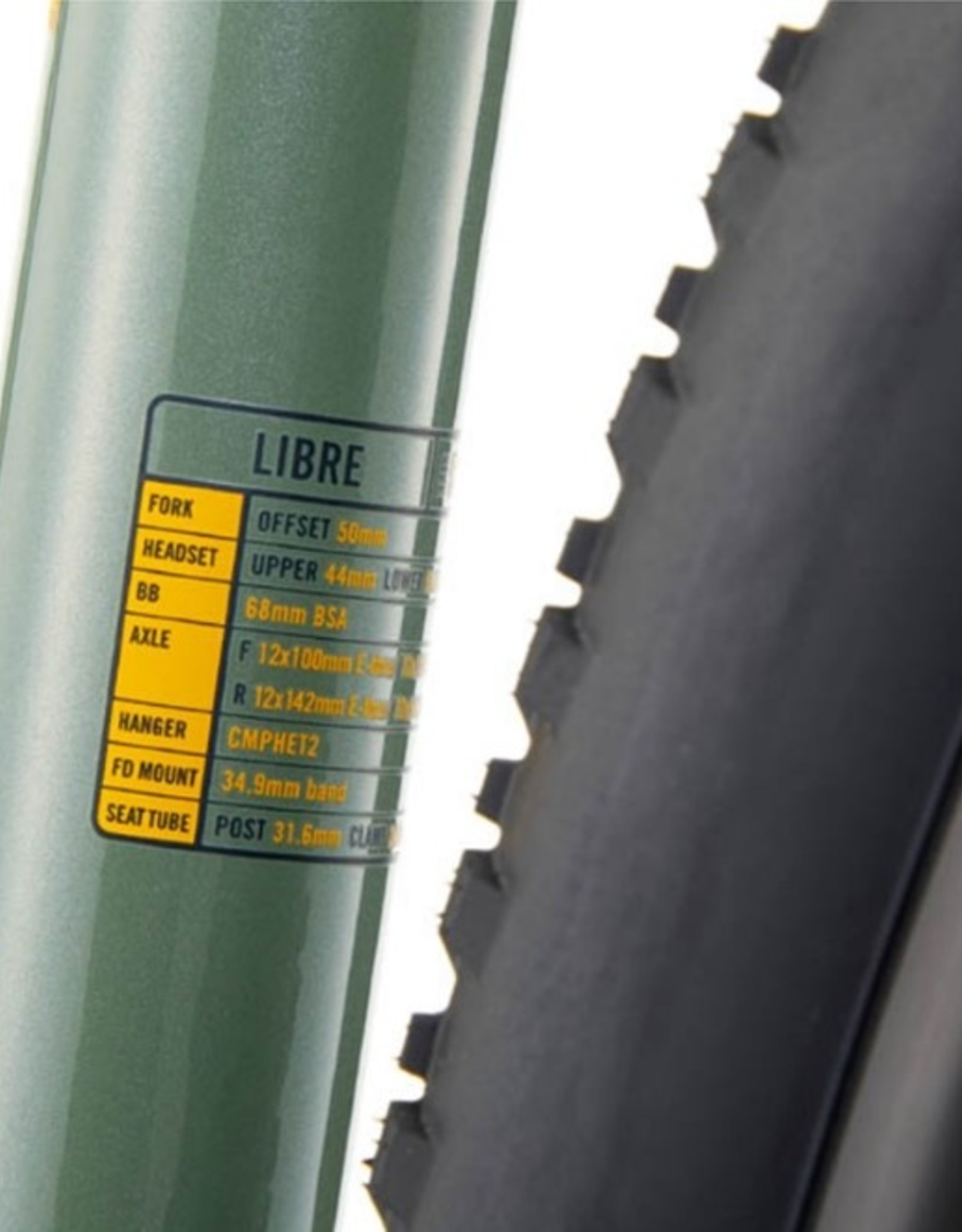 Kona Bicycles Kona Libre (Green) Alloy/Carbon Gravel Bicycle