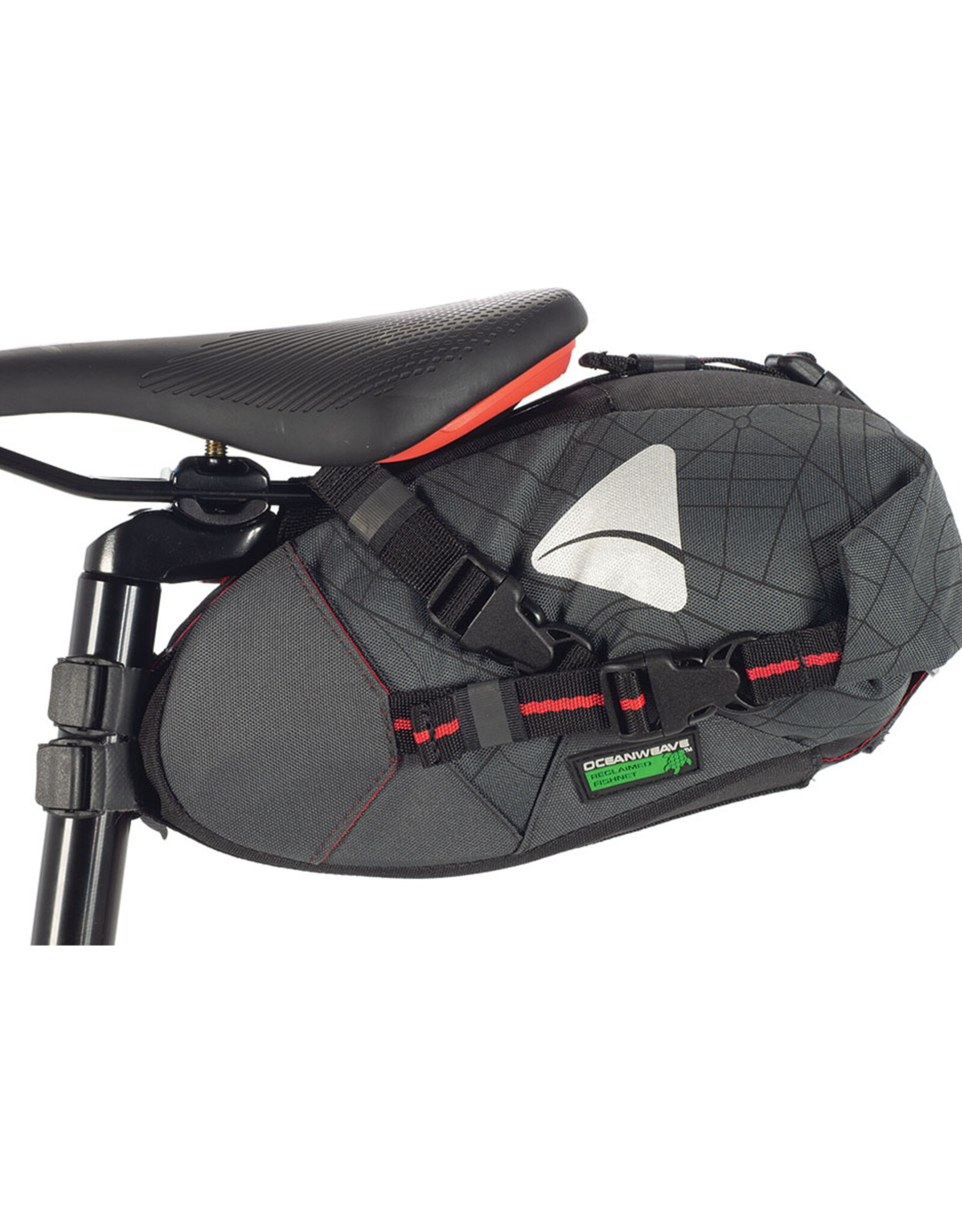 Axiom Seymour Oceanweave 7+ Seatpack Bag Grey/Black