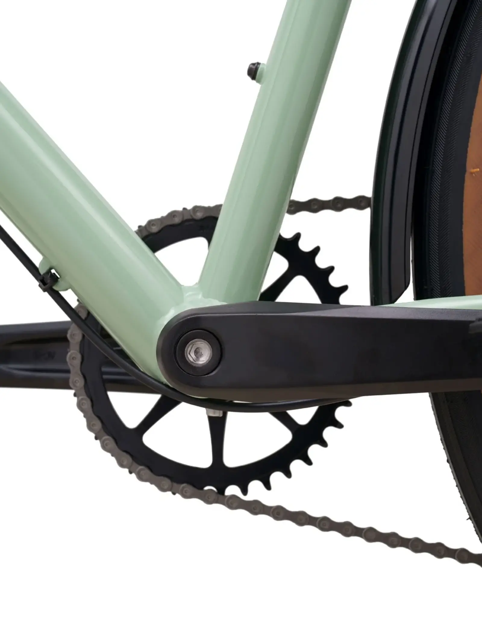 Kona Bicycles Kona Dew DL 36e (Gloss Jade) Commuter/Townie Bicycle
