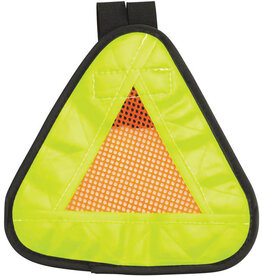 Aardvark Reflective Triangle Yield Symbol 7x7" with Velcro Strap [RF2060]