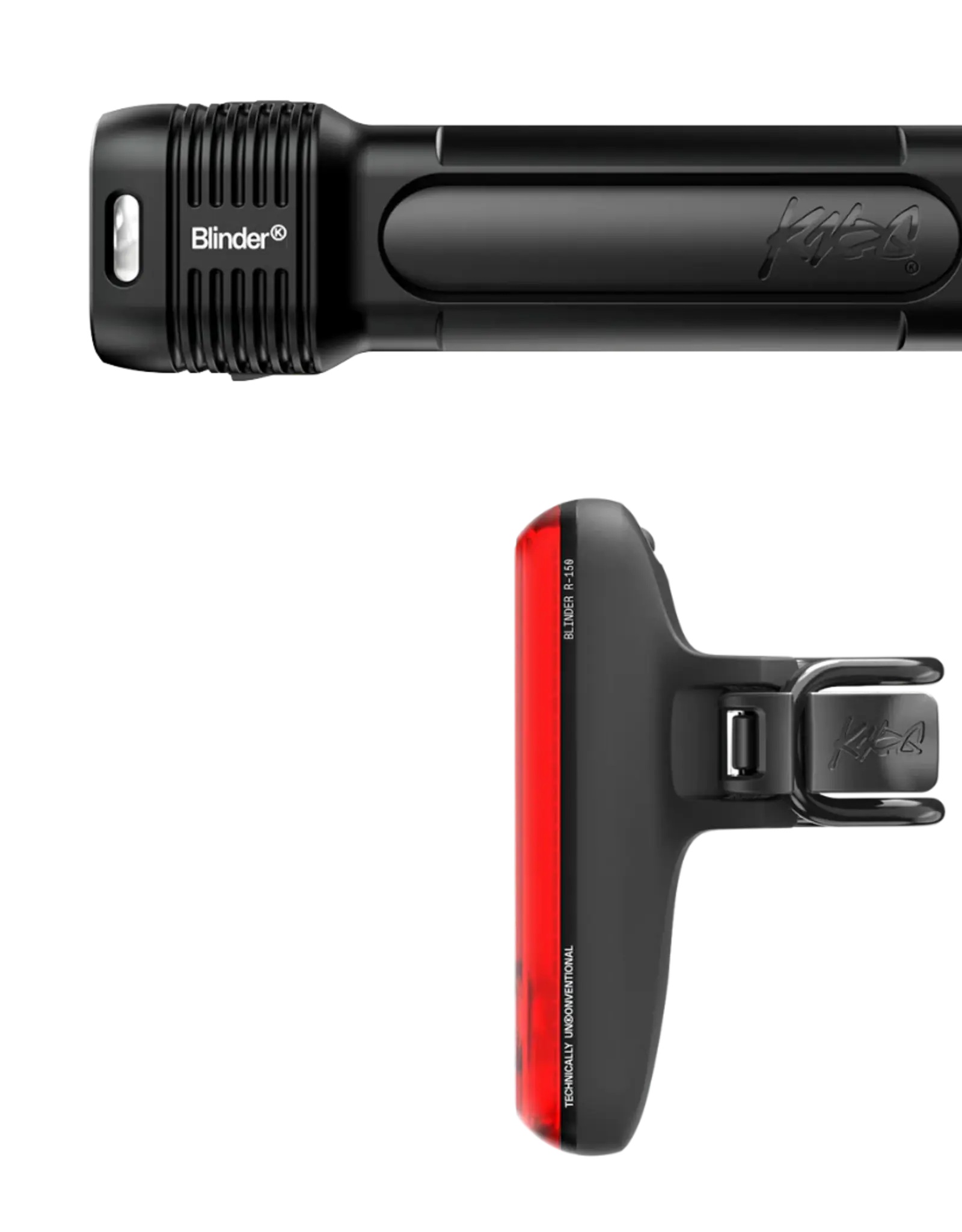 Knog Knog Blinder 1300 (front) & Blinder 150 (rear) USB Bicycle light Set