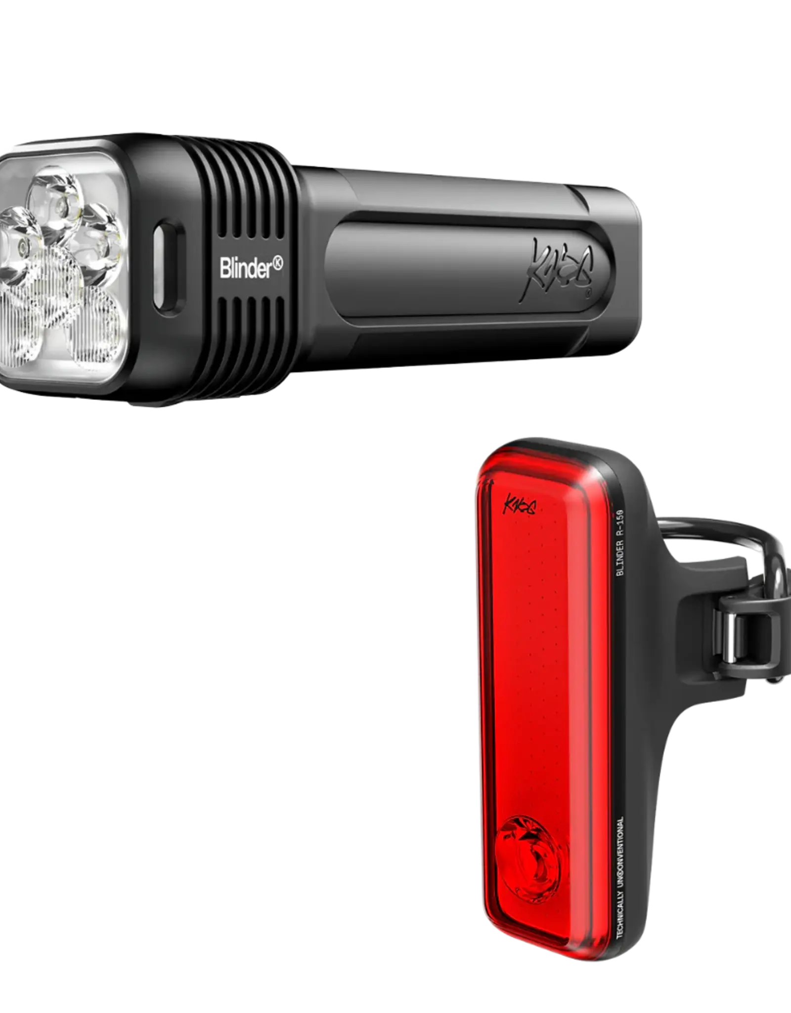 Knog Knog Blinder 1300 (front) & Blinder 150 (rear) USB Bicycle light Set