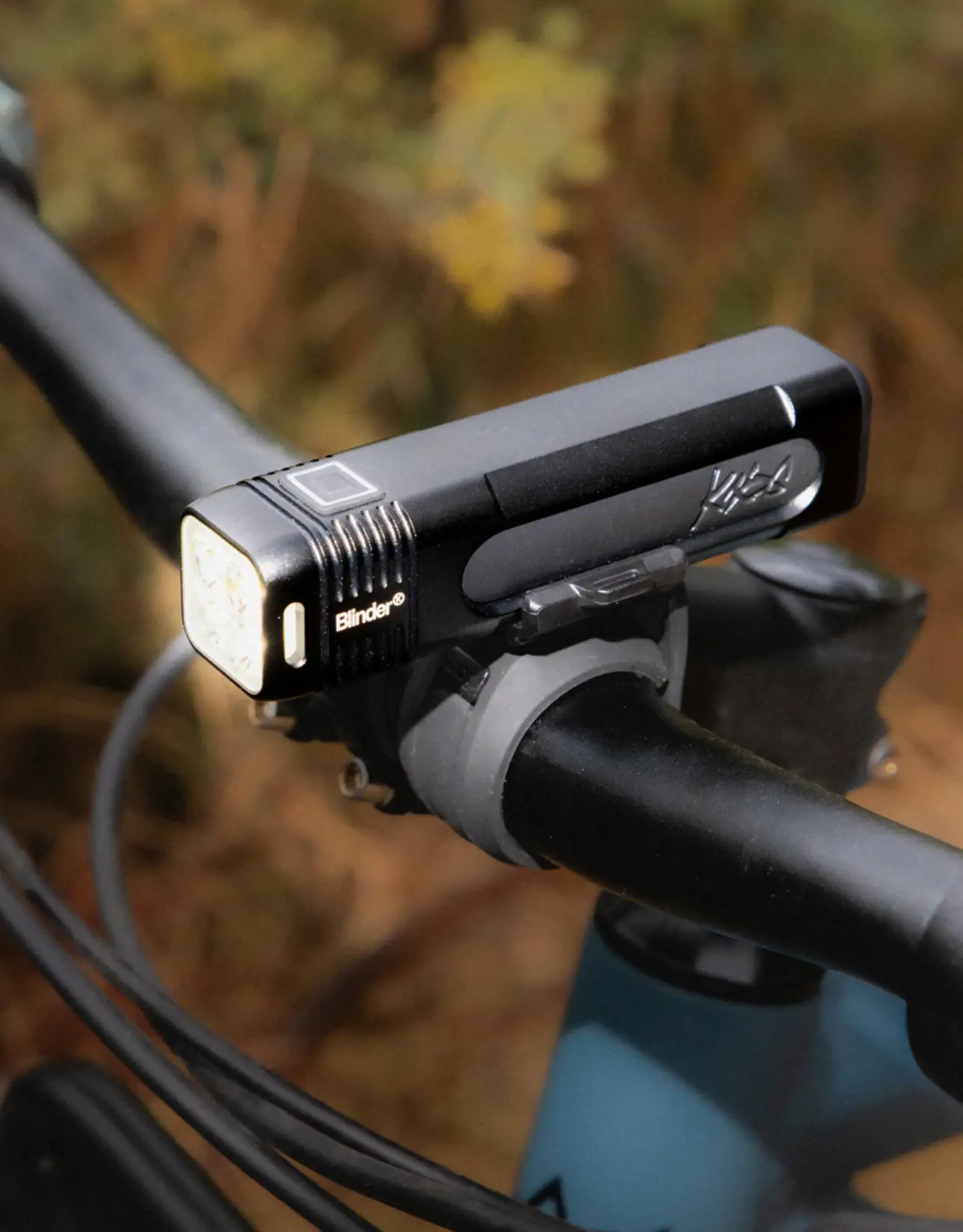 Knog Knog Blinder 600 (front) & Blinder Plus 20 (rear) USB Black Bicycle Light Set