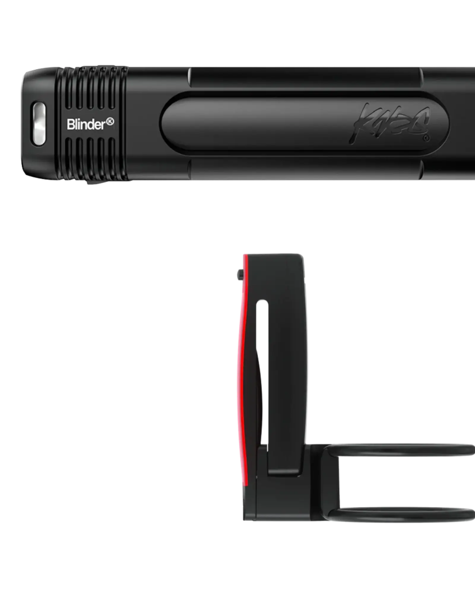 Knog Knog Blinder 600 (front) & Blinder Plus 20 (rear) USB Black Bicycle Light Set