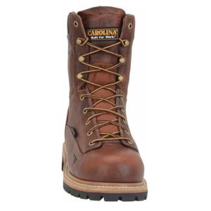Carolina Grind 8" Lace-To-Toe Composite Toe Brown Work Boot