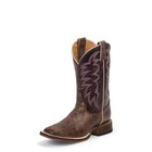 Justin Boots Bent Rail Yancey Burgundy