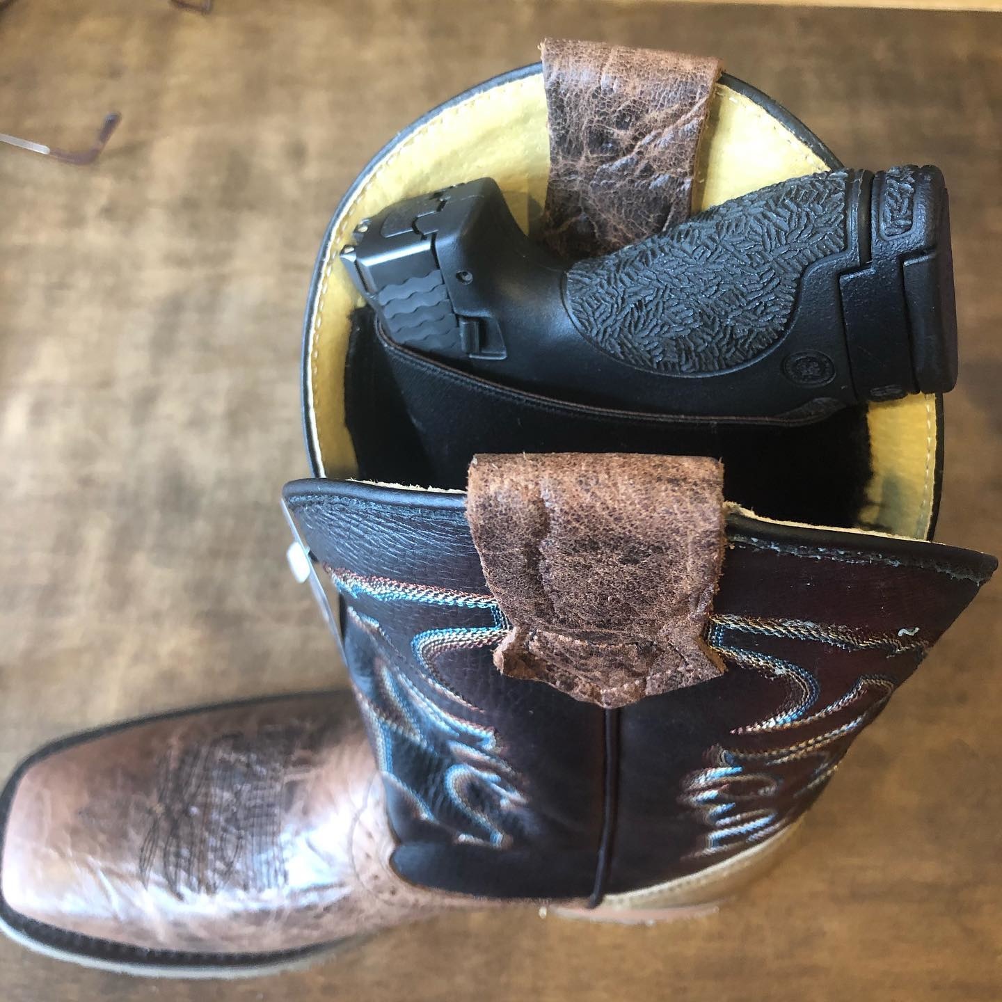 roper concealed carry boots