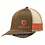 Ariat Oilskin/ Orange Side Stripe Cap