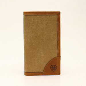 Ariat Canvas Double Stitch Rodeo Wallet