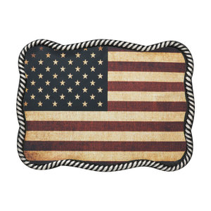 Nocona USA Flag Buckle