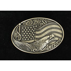 Nocona God Bless America Buckle