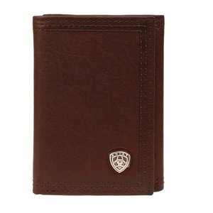 Ariat Dark Copper Trifold Wallet