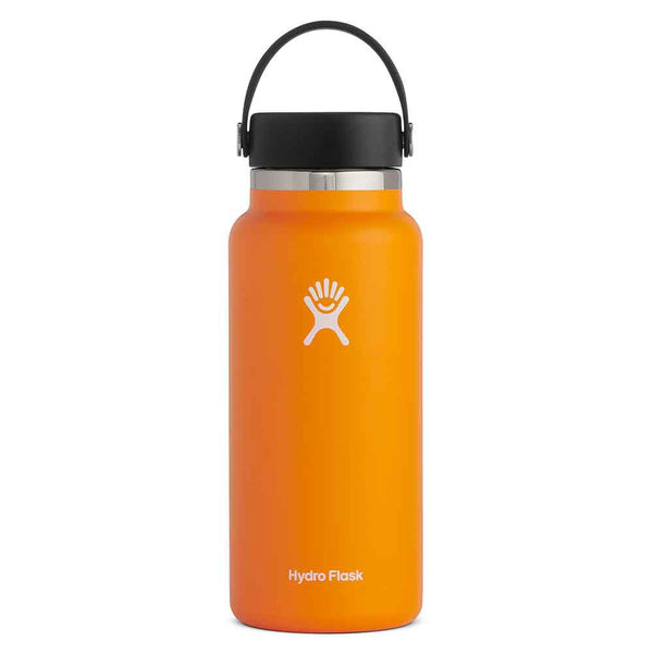 Hydro Flask 32OZ Wide Mouth 2.0 Water Bottle, Straw Lid, Multiple Colors -  Fog, New Design 