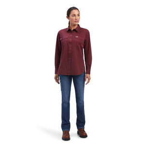 Ariat Women's REBAR Washed Twill Long Sleeve Shirt