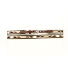 Twister Hat Band - 1/2" Ribbon Diamond Conchos