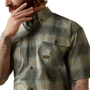 Ariat Rebar Men's Made Tough Durastretch Short Sleeve Work Shirt