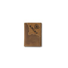 Ariat Two Toned Med. Brown Trifold Wallet