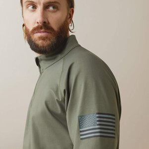 Ariat Flame Restitant Combat Stretch Patriot 1/4 Zip