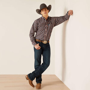 Ariat Wrinkle Free Gatlin Fitted Long Sleeve  Shirt