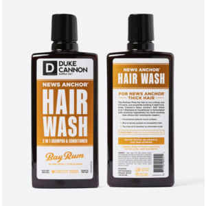 Duke Cannon News Anchor 2-in-1 Sulfate Free Hair Wash