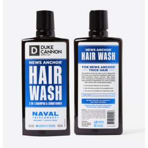Duke Cannon News Anchor 2-in-1 Sulfate Free Hair Wash
