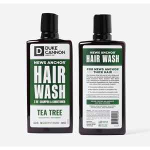 Duke Cannon News Anchor 2-in-1 Sulfate Free Hair Wash