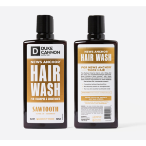 Duke Cannon News Anchor 2-in-1 Sulfate Free Hair Wash