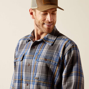 Ariat Men's Rebar Heavy Flannel Work Shirt