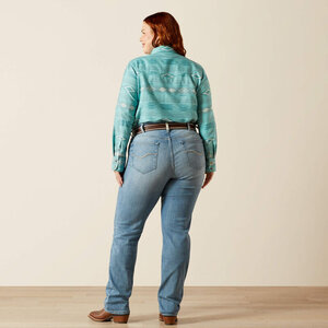 Ariat Wmn's Mid-Rise Alessia Straight Leg Jean