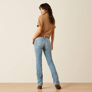 Ariat Wmn's Mid-Rise Alessia Straight Leg Jean