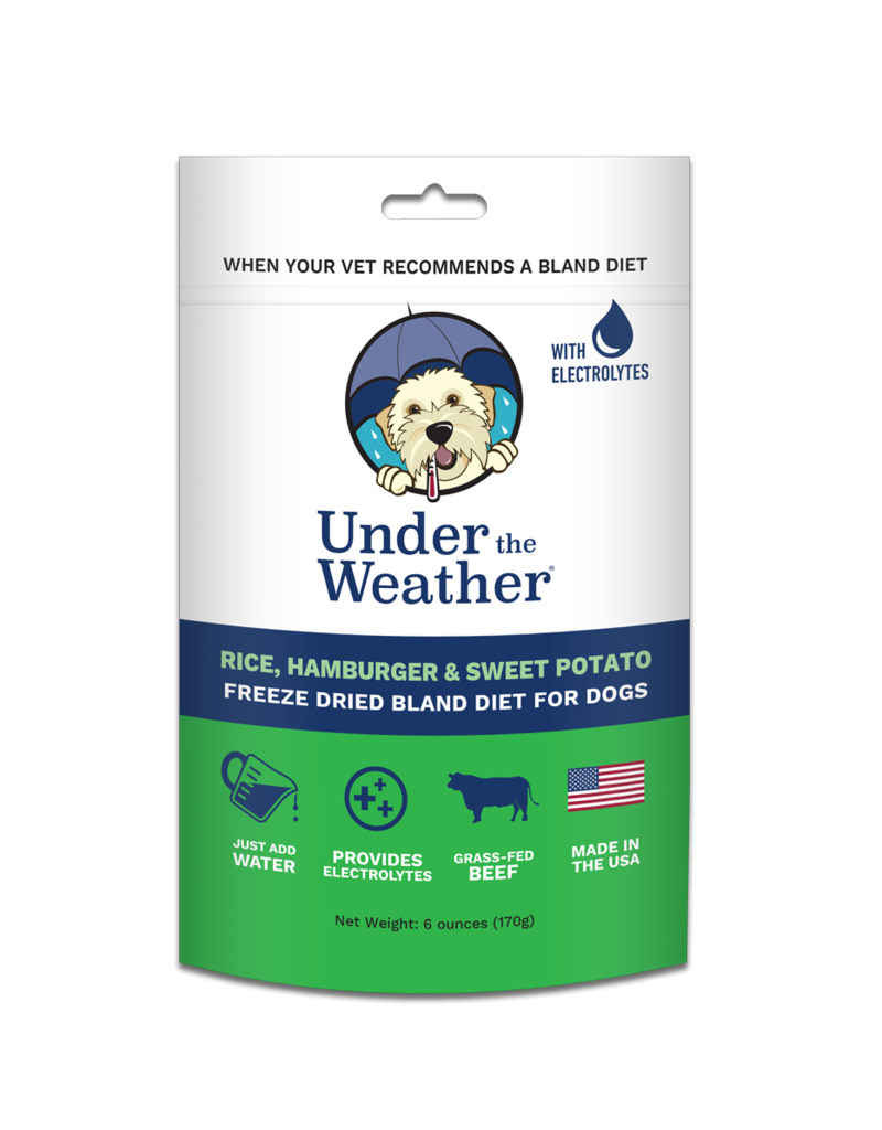 Under the Weather Freeze-Dried Bland Diet Rice Hamburger & Sweet Potato 6oz