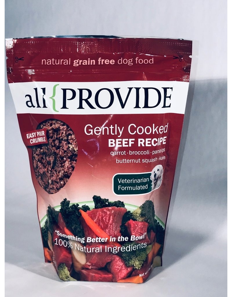 All Provide Frozen Gently Cooked Beef 2lb