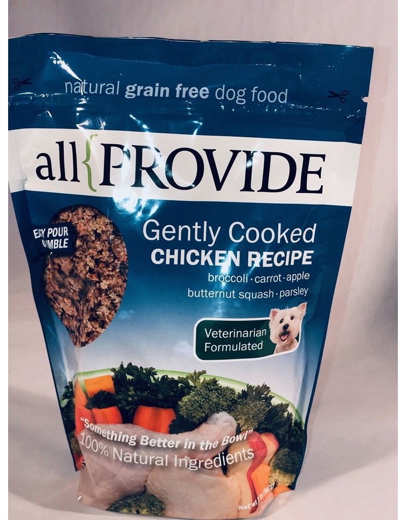 All Provide Frozen Gently Cooked Chicken 2lb