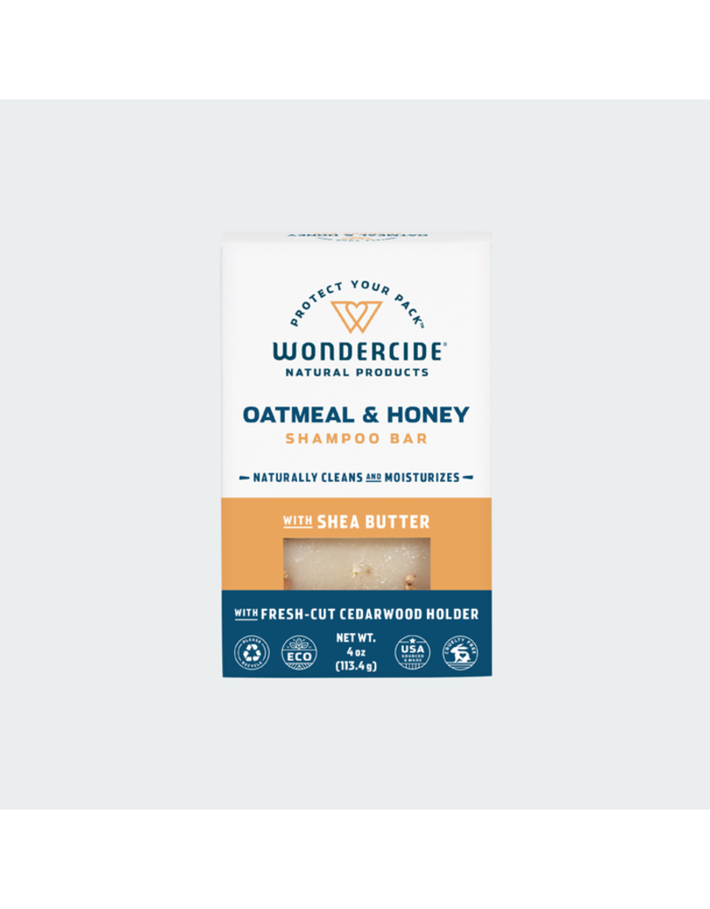 Wondercide Oatmeal & Honey Shampoo Bar with Shea Butter 4oz