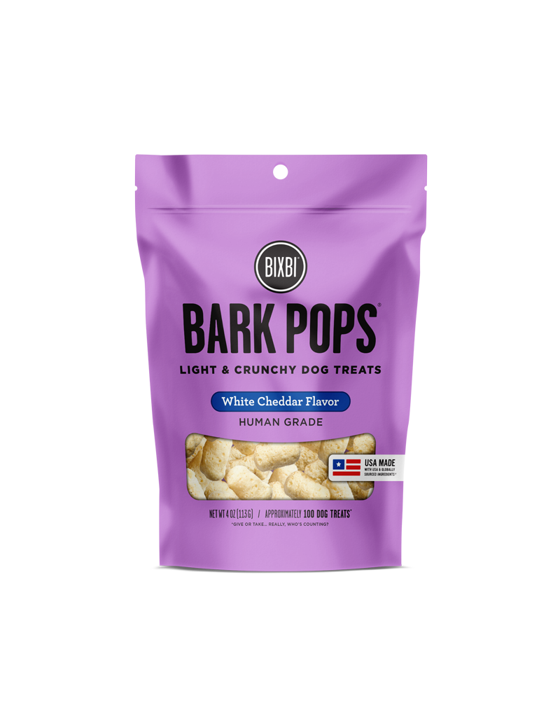 Bixbi Bark Pops White Cheddar 4oz