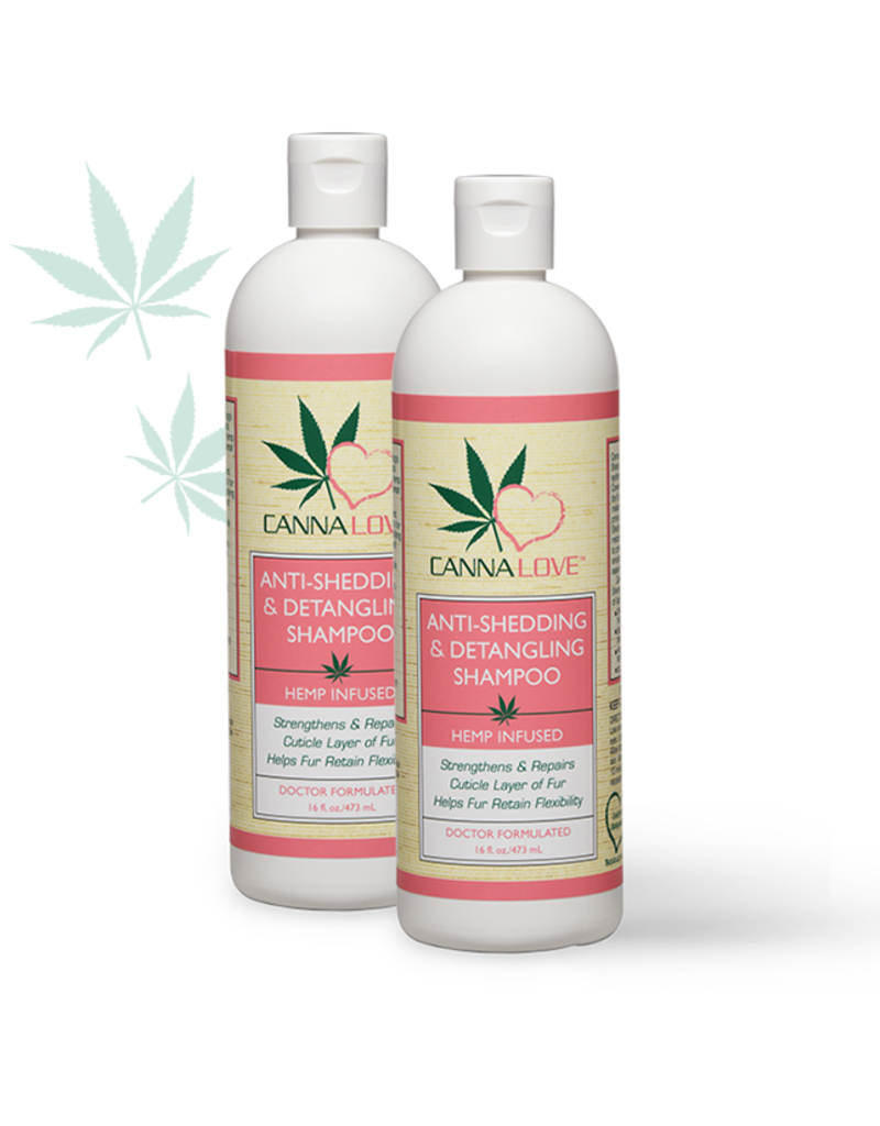 CannaLove Anti-Shedding & Detangling Shampoo 16oz