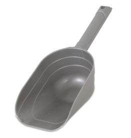 Petmate Food Scoop with Microban Mason Silver Medium