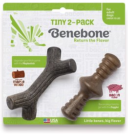 Benebone Zaggler & Maplestick Tiny 2-Pack