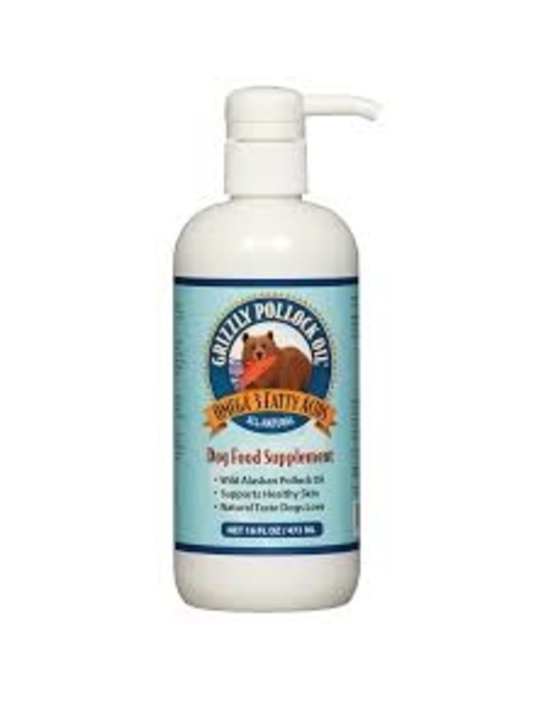 Grizzly Pet Products Wild Alaskan Pollock Oil 16oz
