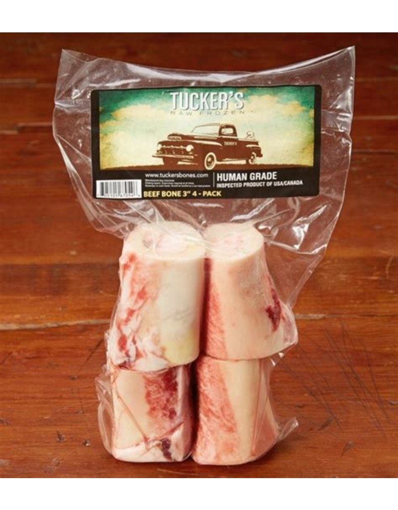 Tucker's Beef Bone 2in - 4 Pack