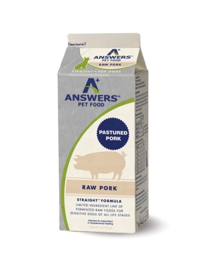 Answers Straight Raw Pork