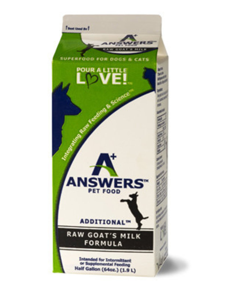 Answers Additional Fermented Raw Goat Milk