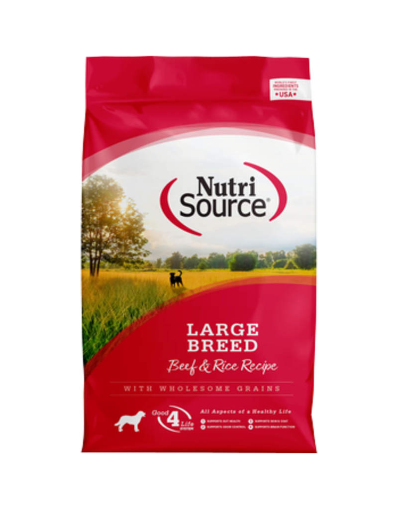 NutriSource Large Breed Beef & Rice